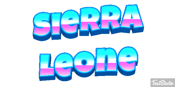 Sierra Leone Text effect