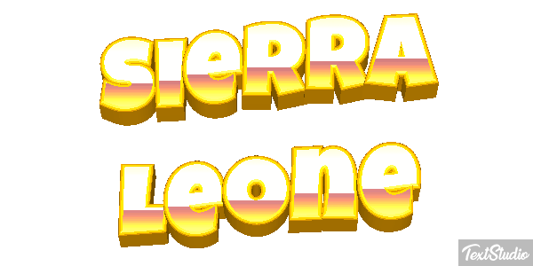 Sierra Leone Text effect