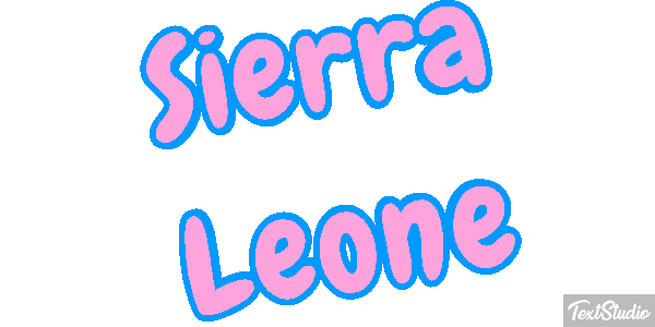 Sierra Leone Text effect