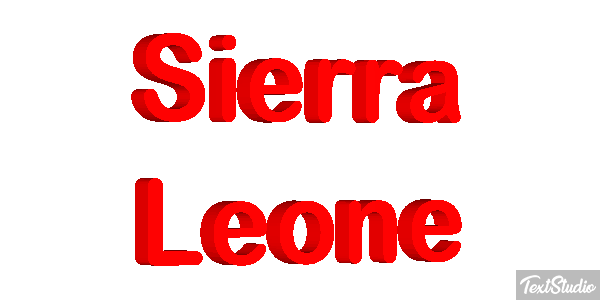 Sierra Leone Text effect