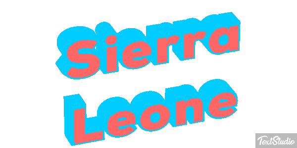 Sierra Leone Text effect