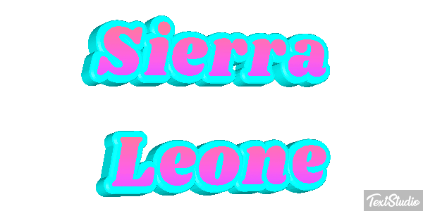 Sierra Leone Text effect