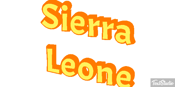 Sierra Leone Text effect