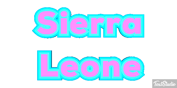 Sierra Leone Text effect