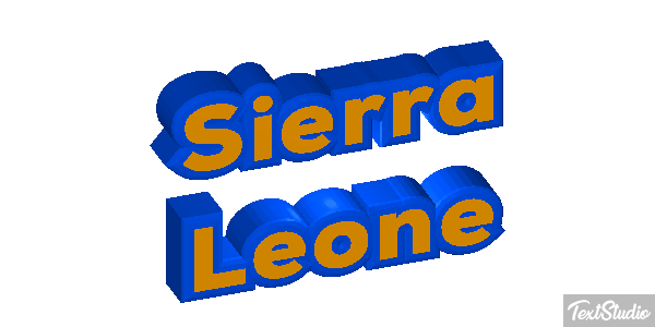 Sierra Leone Text effect