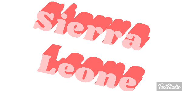 Sierra Leone Text effect