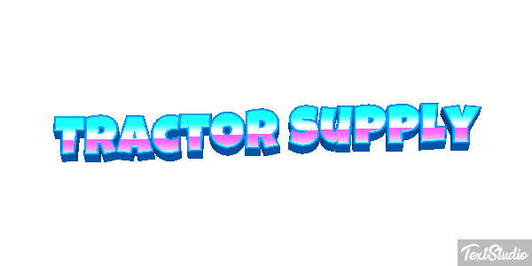 Tractor Supply Efeito do texto