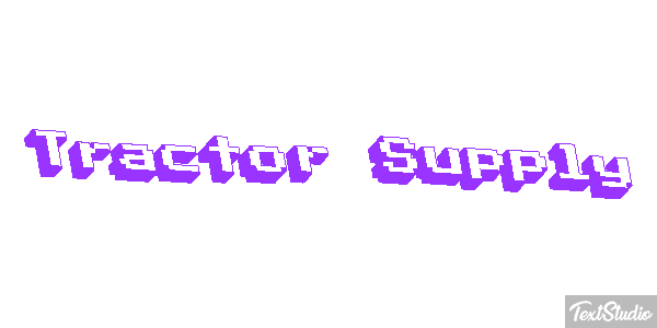 Tractor Supply Efeito do texto