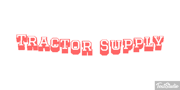 Tractor Supply Efeito do texto