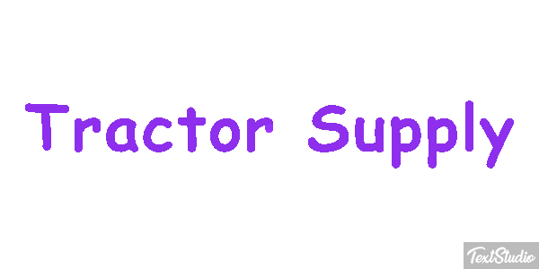 Tractor Supply Efeito do texto