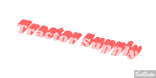 Tractor Supply Efeito do texto