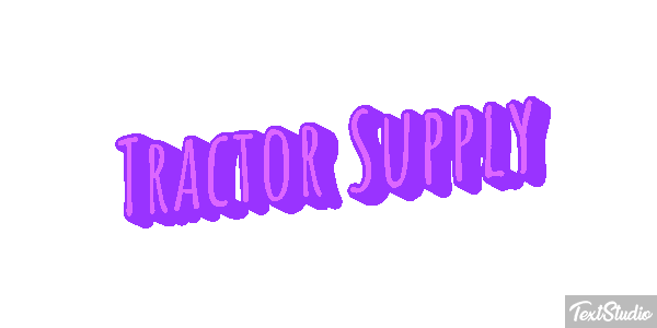 Tractor Supply Efeito do texto
