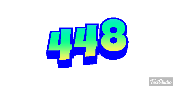 448 Efecto de texto