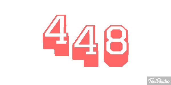 448 Efecto de texto