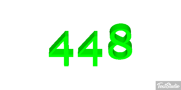 448 Efecto de texto