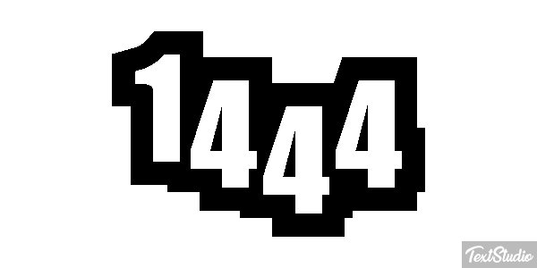 1444 Efecto de texto