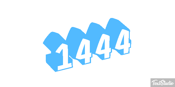 1444 Efecto de texto