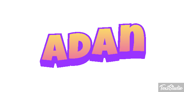 Adan Text effect