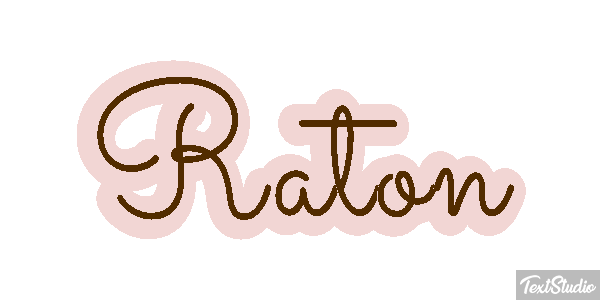 Raton Effet de texte