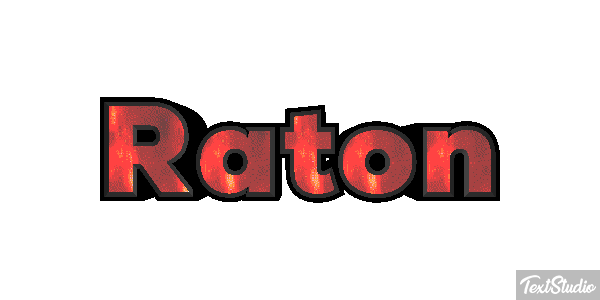 Raton Effet de texte