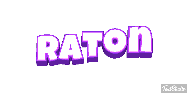 Raton Effet de texte