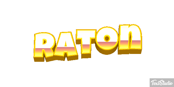 Raton Effet de texte