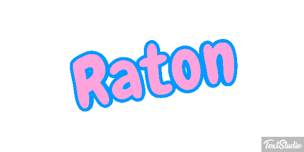 Raton Effet de texte