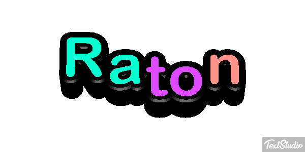 Raton Effet de texte