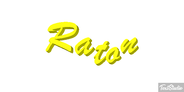 Raton Effet de texte