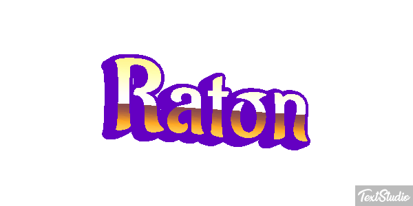 Raton Effet de texte