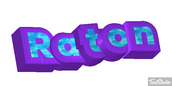 Raton Effet de texte