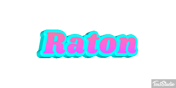Raton Effet de texte