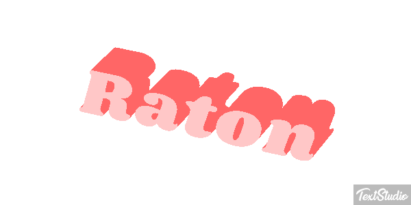 Raton Effet de texte