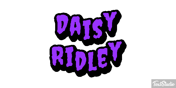 Daisy Ridley Efeito do texto