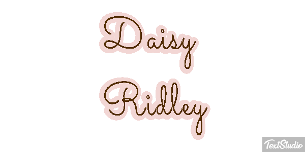 Daisy Ridley Efeito do texto