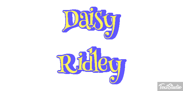 Daisy Ridley Efeito do texto