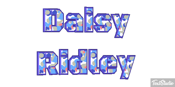 Daisy Ridley Efeito do texto