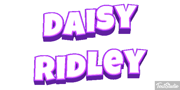 Daisy Ridley Efeito do texto