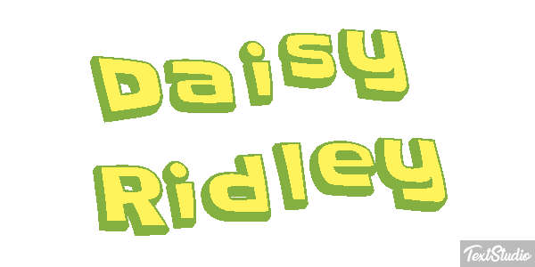 Daisy Ridley Efeito do texto