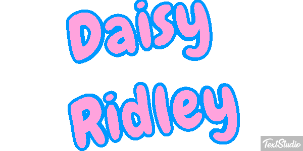 Daisy Ridley Efeito do texto