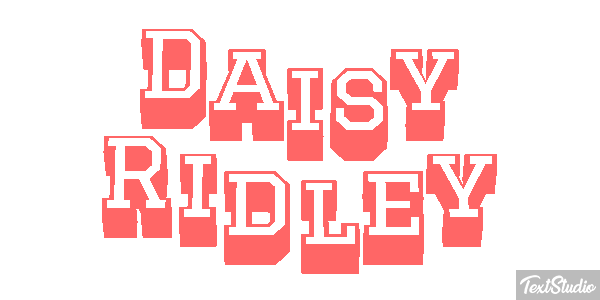 Daisy Ridley Efeito do texto