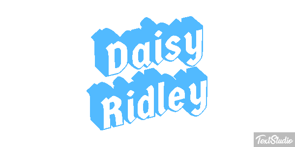 Daisy Ridley Efeito do texto
