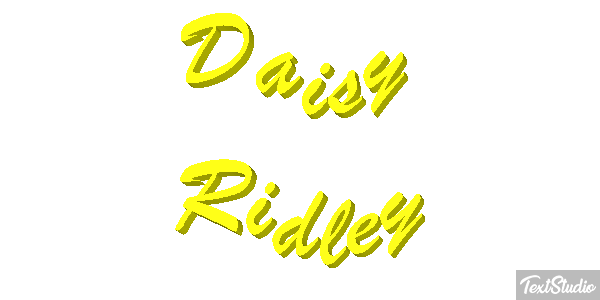 Daisy Ridley Efeito do texto