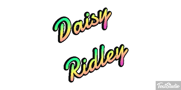 Daisy Ridley Efeito do texto