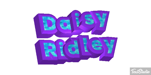 Daisy Ridley Efeito do texto
