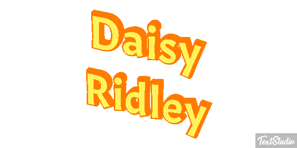 Daisy Ridley Efeito do texto