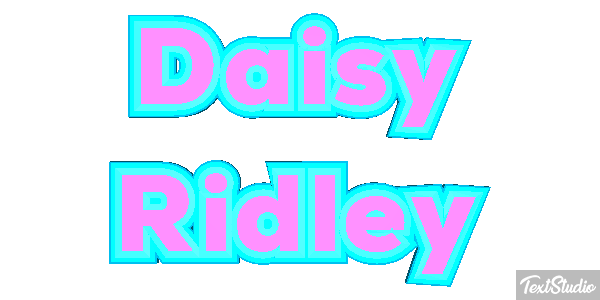 Daisy Ridley Efeito do texto