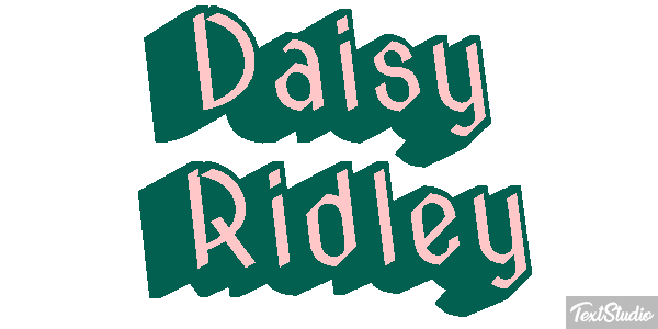Daisy Ridley Efeito do texto