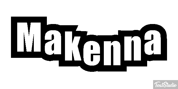 Makenna Effet de texte