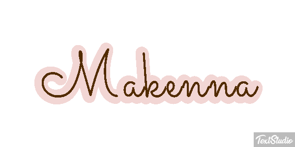 Makenna Effet de texte